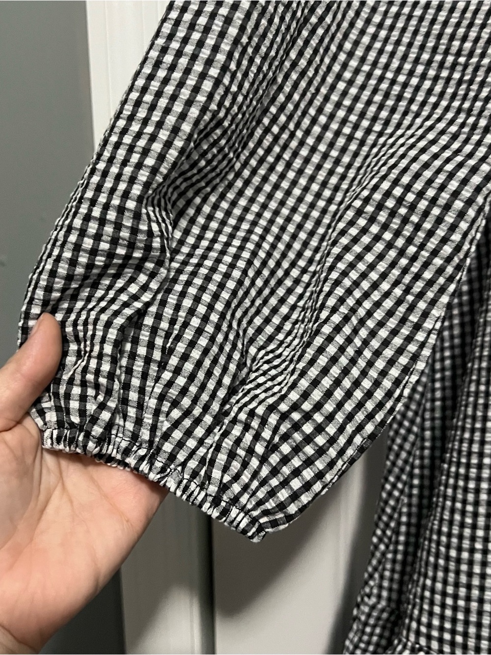 Shein Gingham Ruffle Mini Dress - Picture 2 of 7